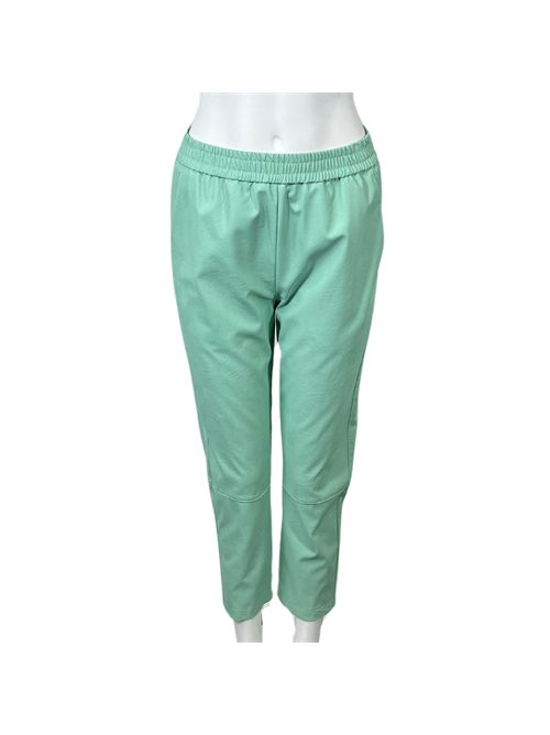 PANTALONE DONNA ELASTICO VERDE ACQUA VICOLO p/e VICOLO | TB0392VERDE ACQUA